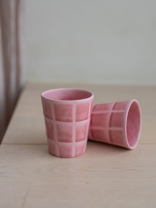 Porselensgarasjen | Håndlagd kopp rosa
