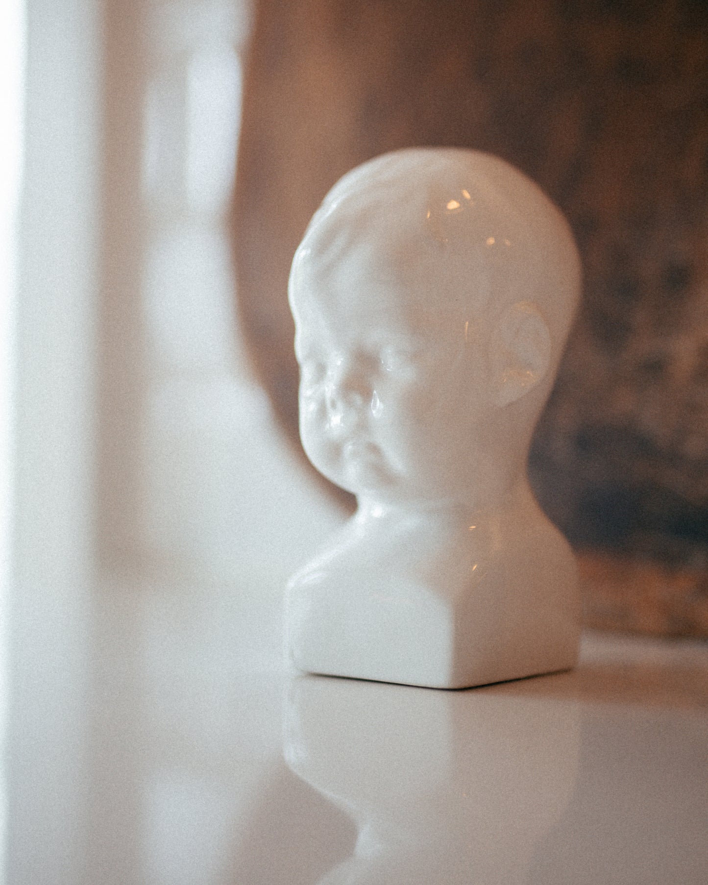 Byste/skulptur «barnehode»