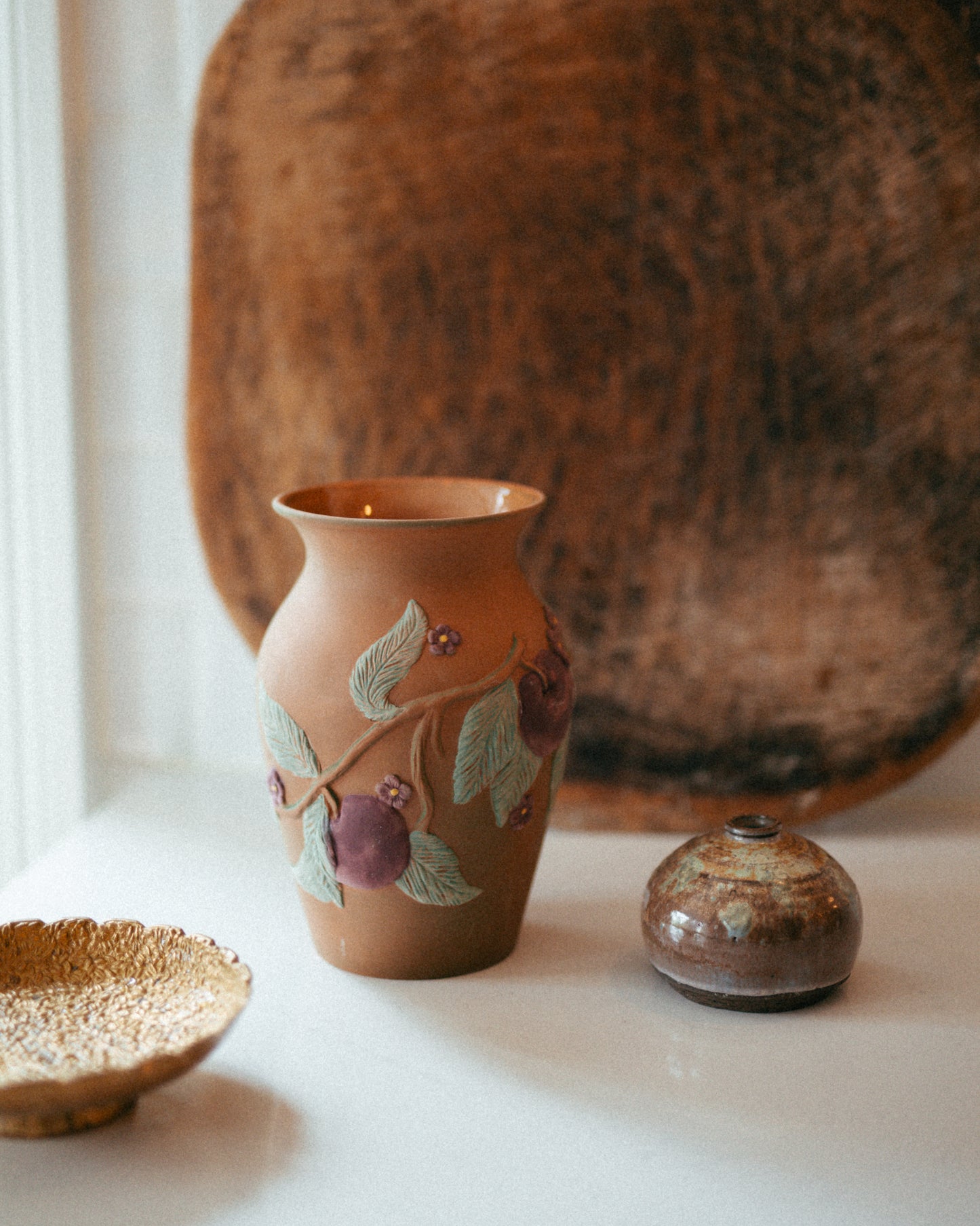 Liten keramikk vase